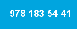 978 183 54 41 978 183 54 41